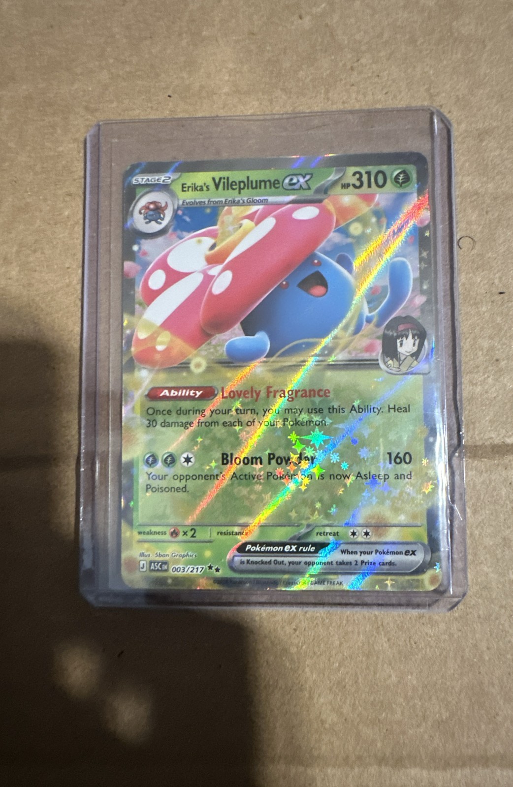 Erika's Vileplume ex 003/217 Me: Ascended Heroes Holo