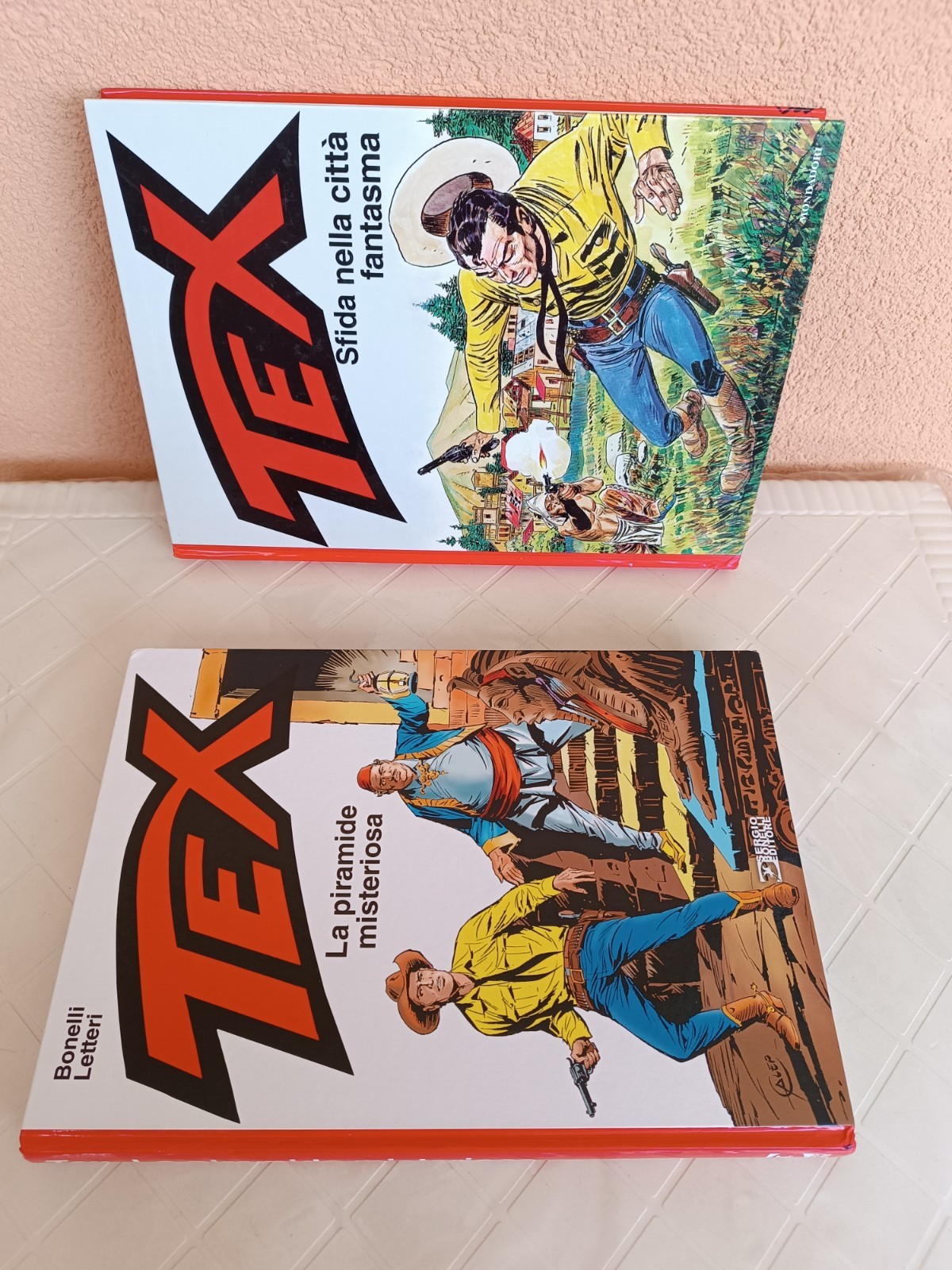 Tex lotto 2 cartonati: Sfida città fantasma + Piramide misteriosa, ottimo