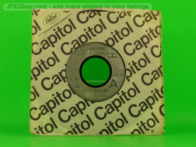 DAVID ESSEX A WINTER'S TALE (150) 2 Track 7" Single including Company Sleeve PHO
