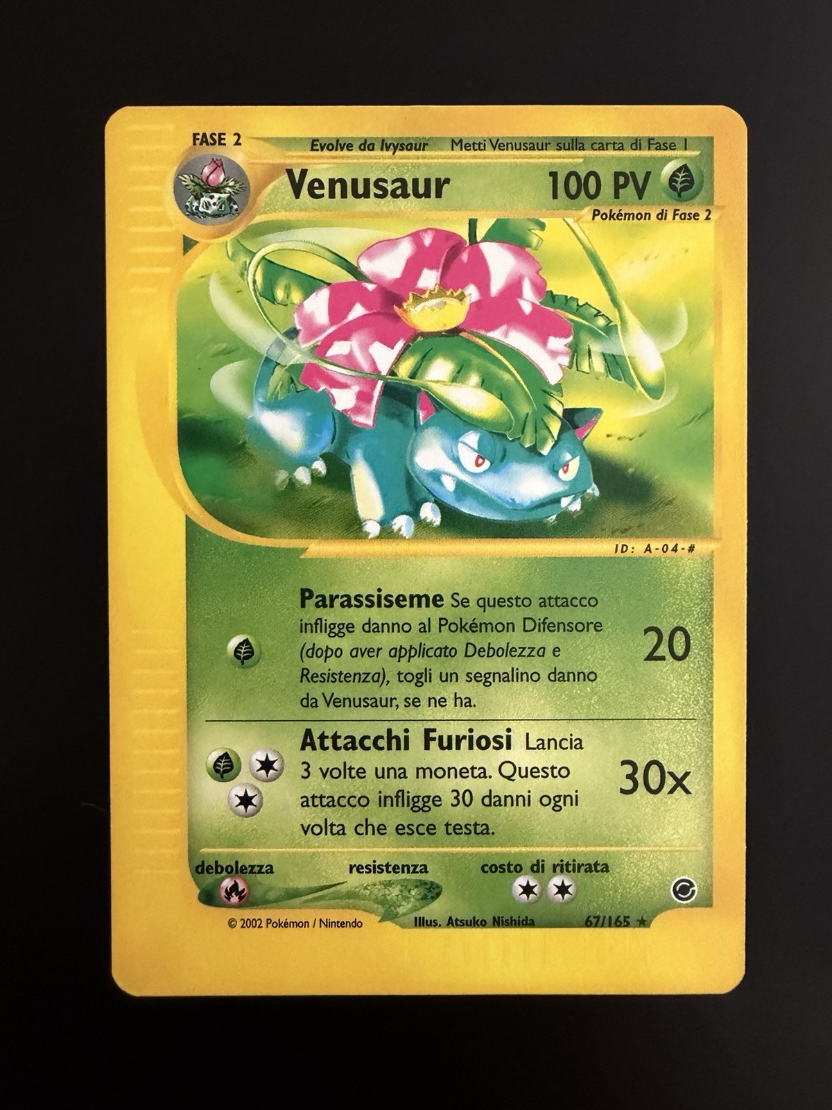 Venusaur #67/165 - Expedition Base Set - ITA - Pokémon