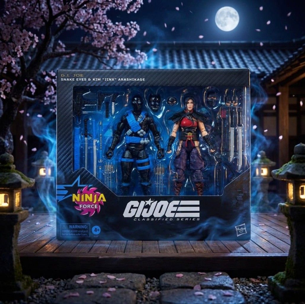 HASBRO 2026 GI JOE CLASSIFIED # 223 NINJA FORCE SNAKE EYES & JINX 6'' FIGURES