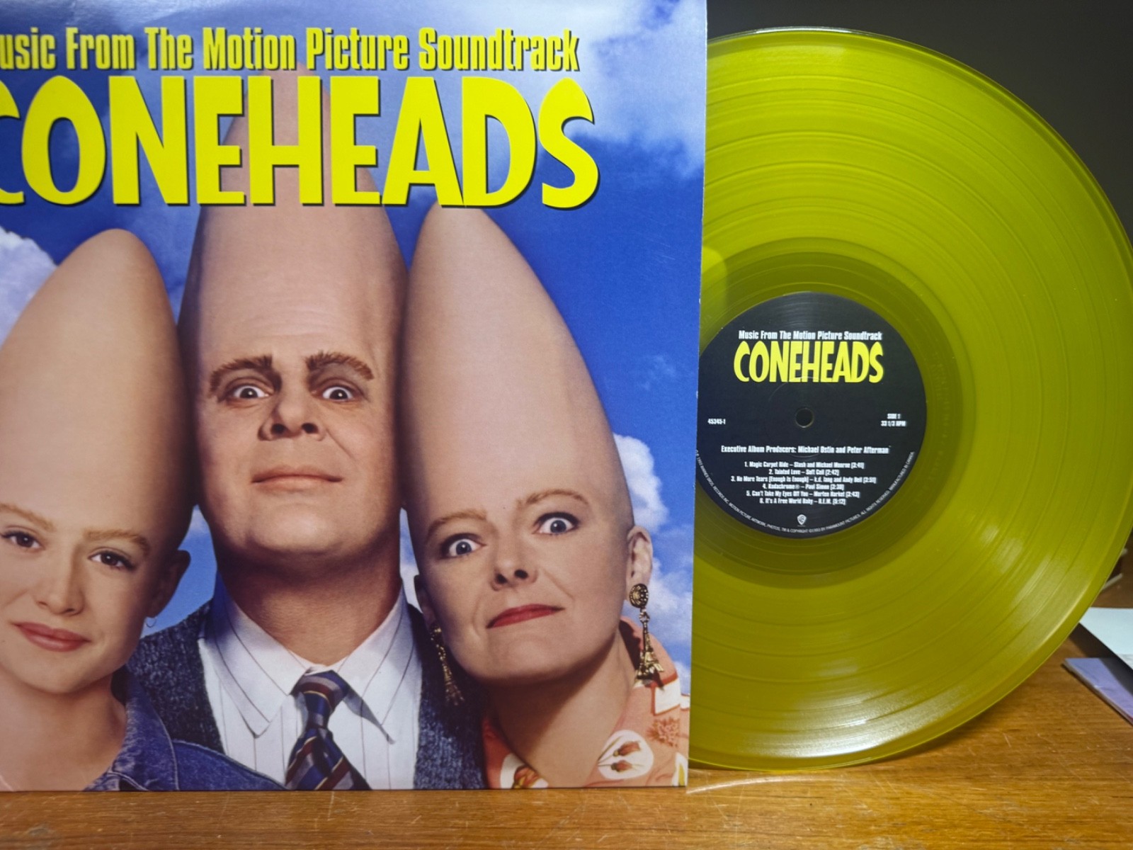 THE CONEHEADS SOUNDTRACK OST NM- TO UNPLAYED VINYL LP 2019 RSD Yellow LOWEST $$