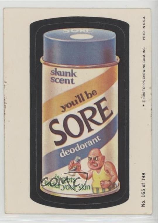 1980 Topps Wacky Packages Series 3 Sore #165 0i6