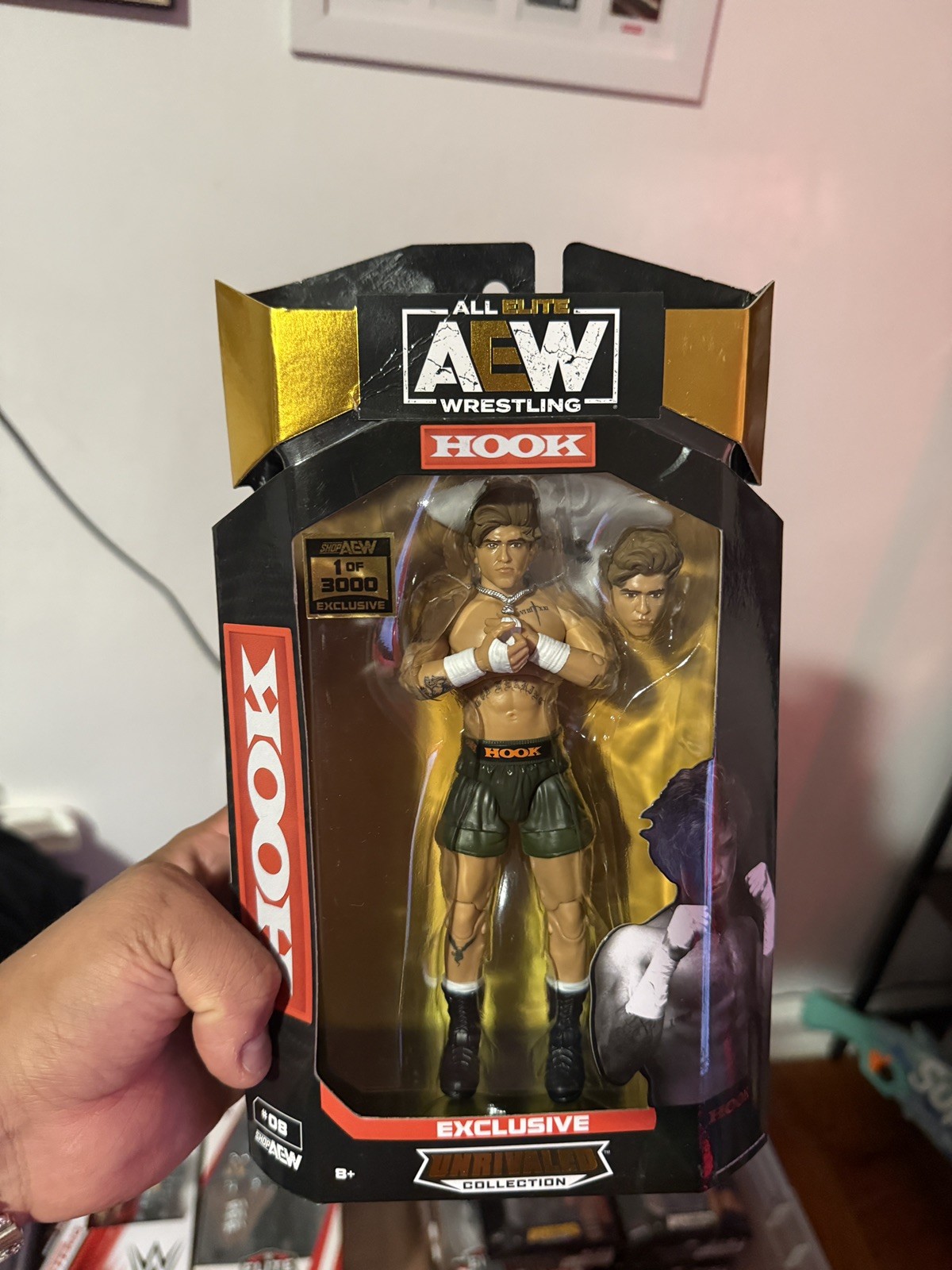 AEW Wrestling Jazwares Hook Chase #08 Edizione Esclusiva Shop 1 di 3000