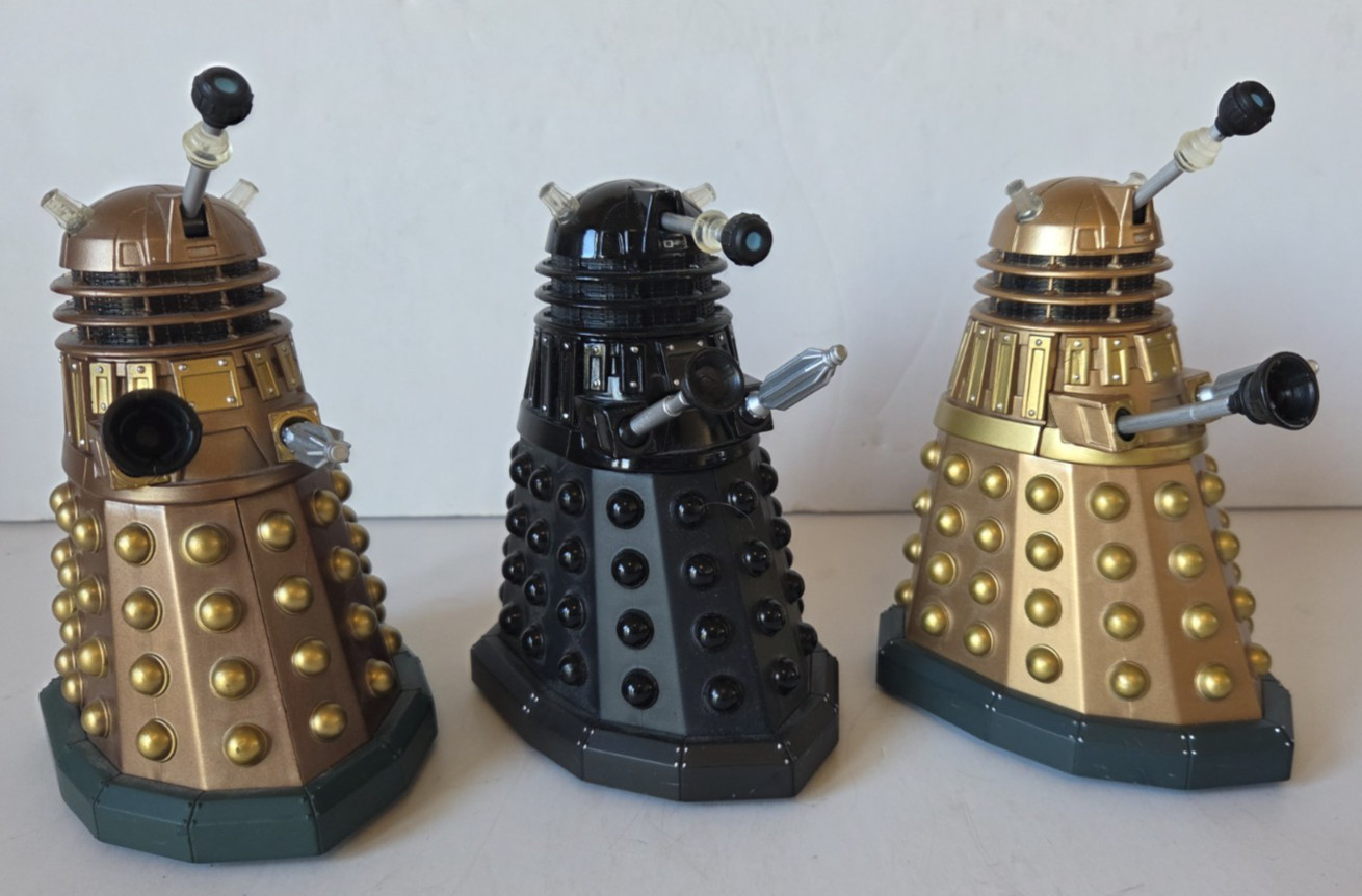 Doctor Who Dalek Action Figures Job Lot x 3