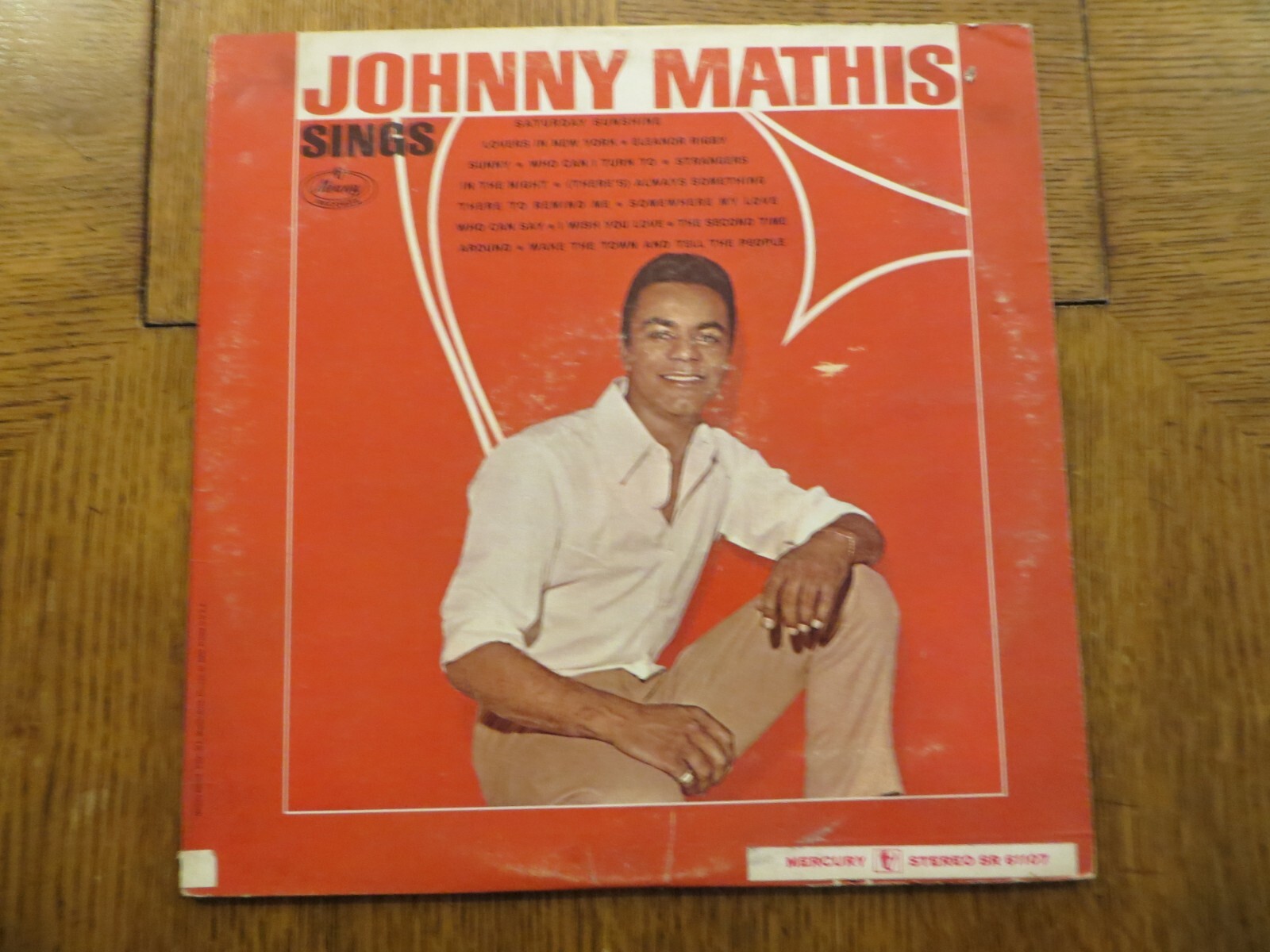 Johnny Mathis – Johnny Mathis Sings - 1967 - Mercury MG 21107 Vinyl LP VG/VG