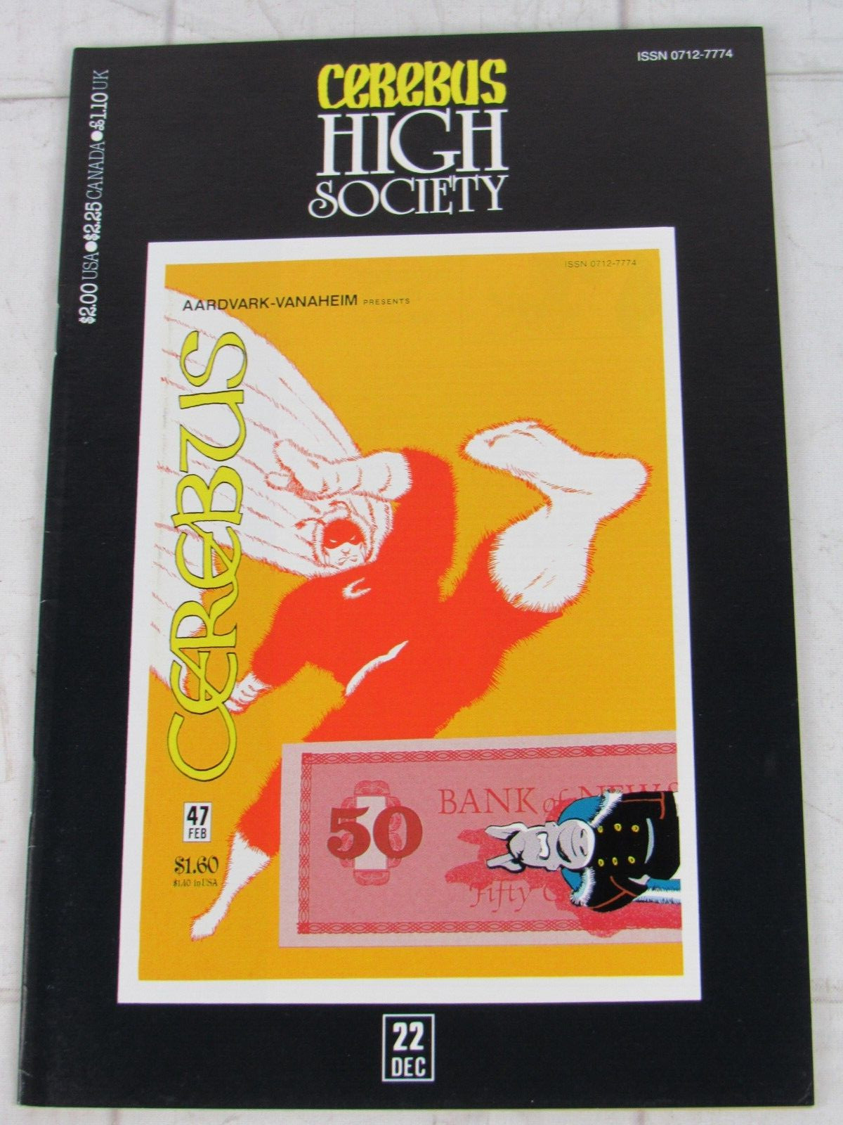 Cerebus: High Society #22 dicembre 1990 Aardvark-Vanaheim
