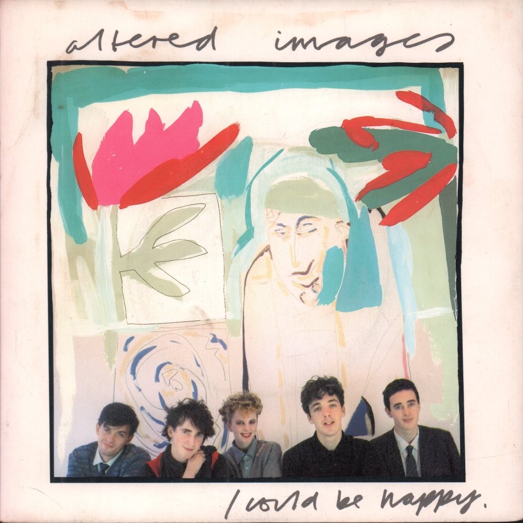 Altered Images I Could Be Happy 7" vinyl UK Epic 1981 paper label design in pic