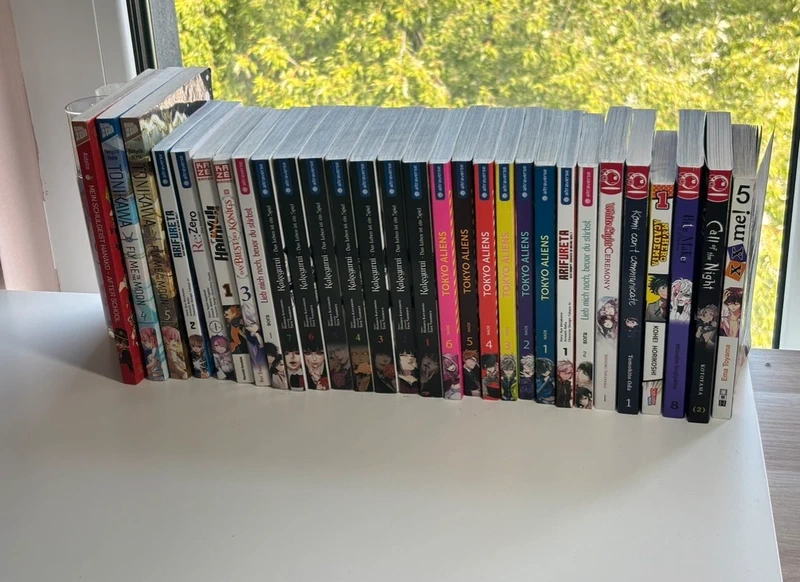 29 verschiedenen Manga-Bände