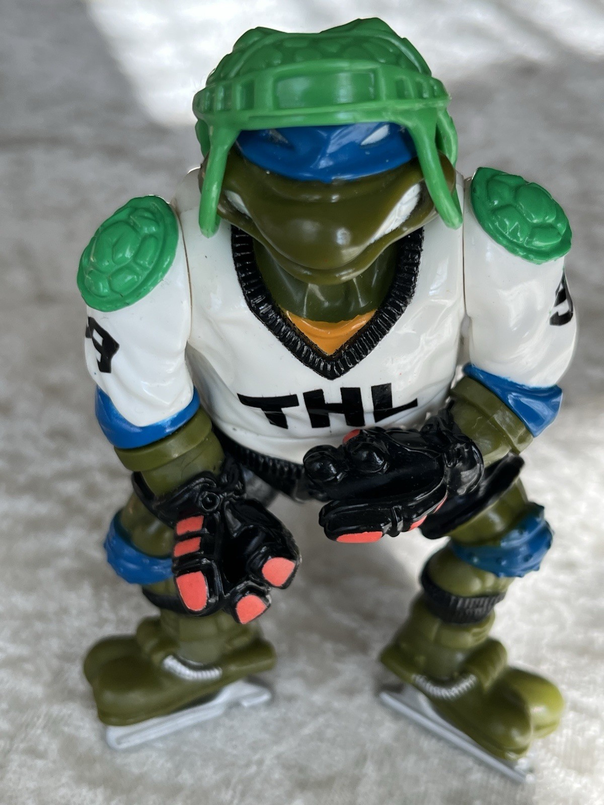 Vintage 1991 Teenage Mutant  Ninja Turtles “Slap Shot Leo” Sewer Sports All Star