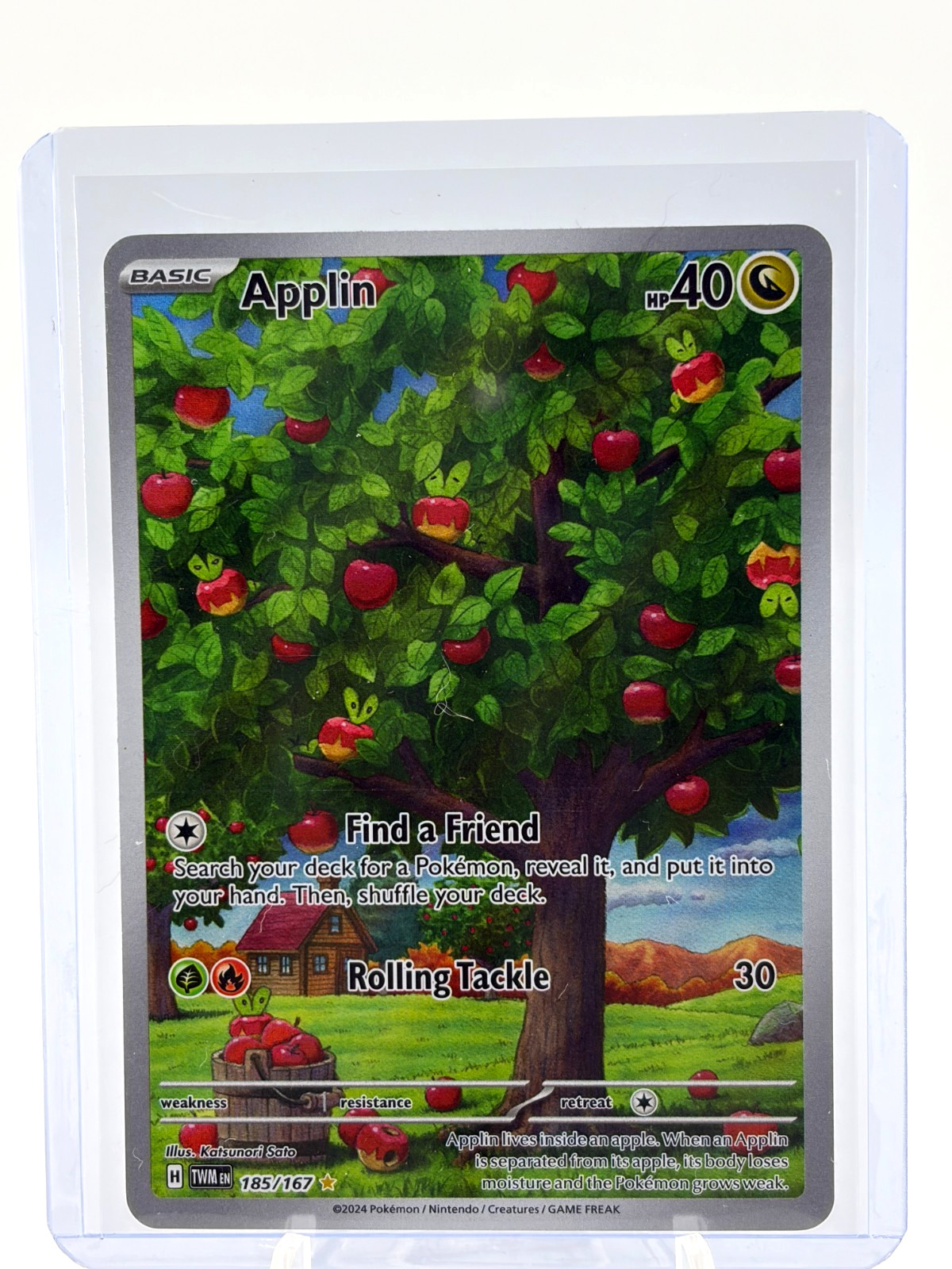 Applin - 185/167 - 2024 Maschera Crepuscolare - Illustrazione Rara