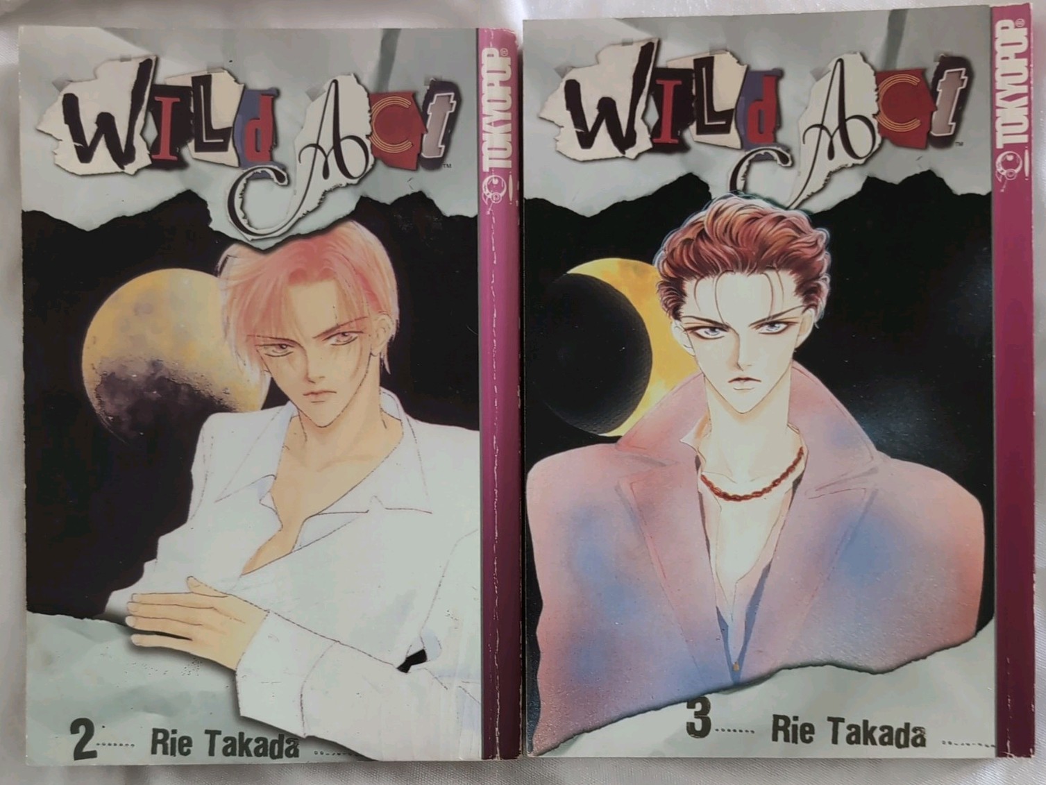 Wild Act Vol 2 3 Manga Lotto Rie Takada Tokyopop Inglese Fuori Produzione Lettore Copie 