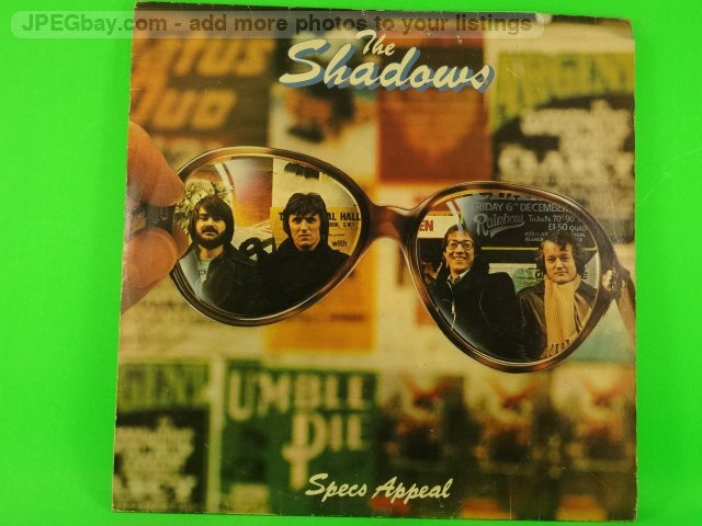 THE SHADOWS SPECS APPEAL (476) 12 Track LP including Picture Sleeve EMI