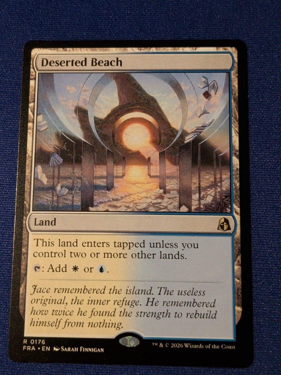 Frattura realtà spiaggia deserta #176 quasi nuova MTG