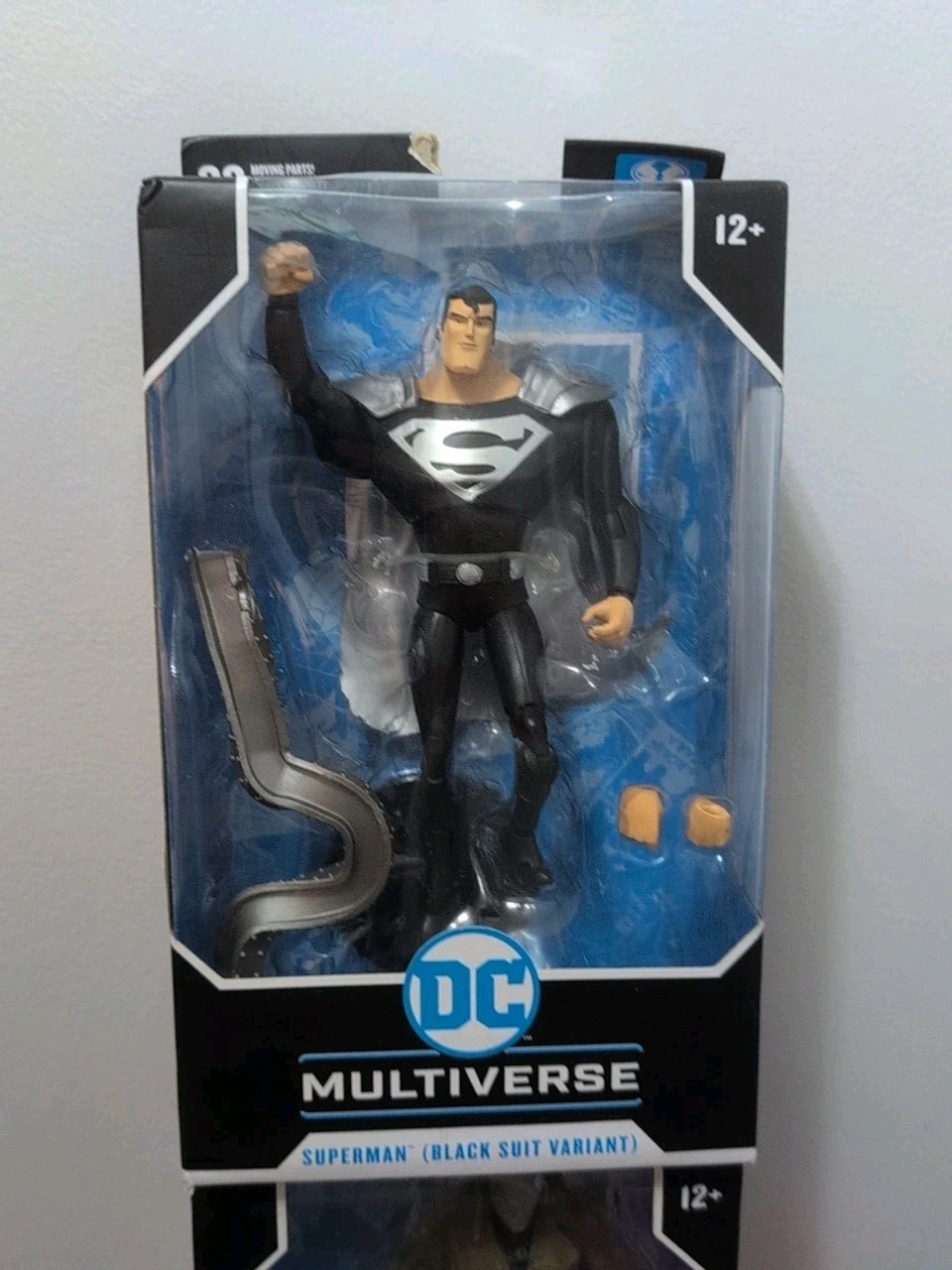 DC Multiverse Superman Black Suit Variant Action Figure McFarlane Toys Nuovo 7in