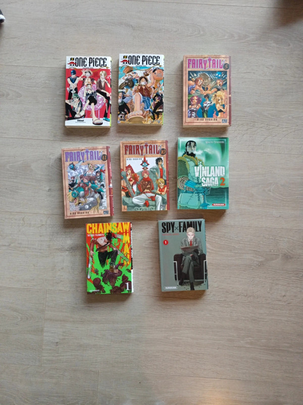 Lot 8 mangas