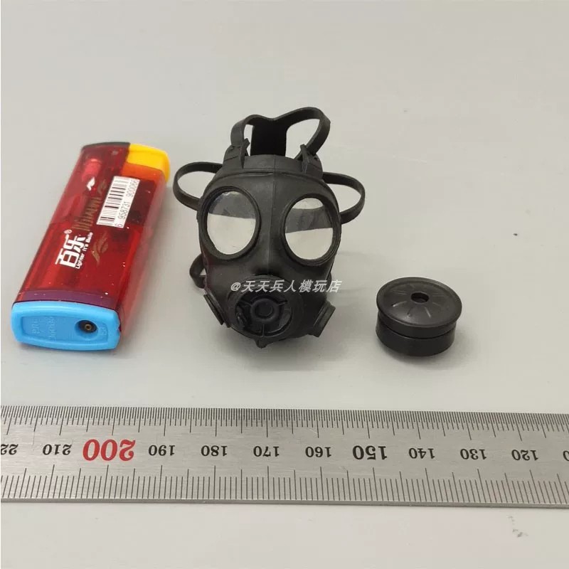 Modellino maschera antigas 1/6 HK SDU adatto 12'' PH TBL action figure corpo