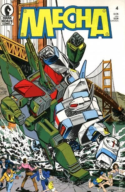 Mecha #4 VF+ 8.5 1987 Immagine Stock