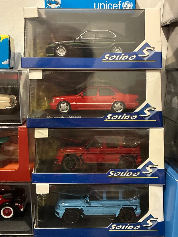 Lot de 4 miniatures Solido 1/43 – Alpina, Mercedes AMG & Brabus