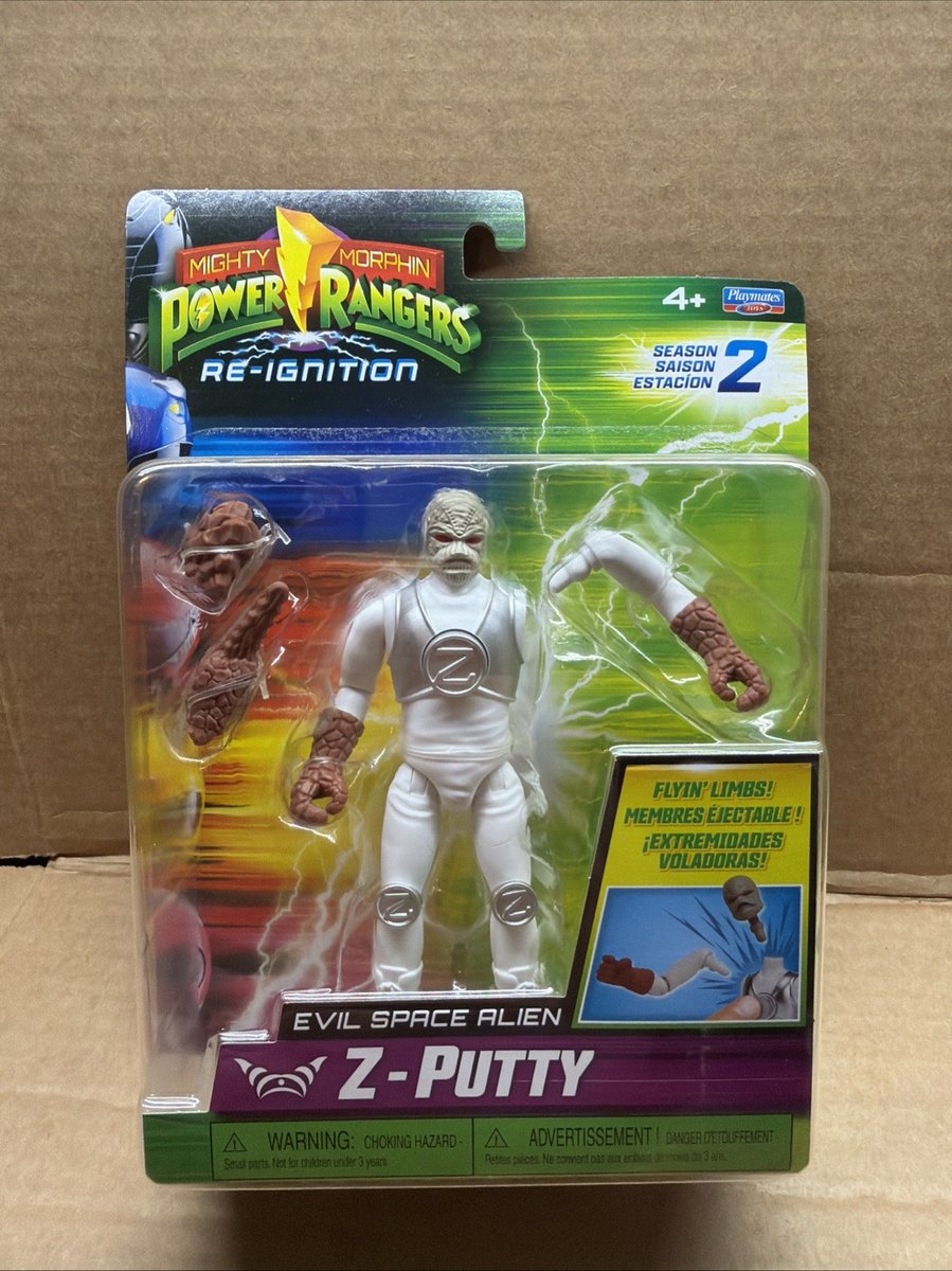 Modellino Mighty Morphin Power Rangers Re-Ignition Z-Putty 5"