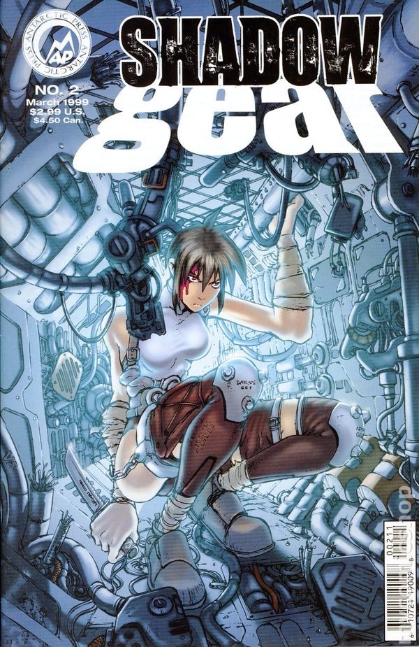Shadowgear #2 VF 1999 immagine stock
