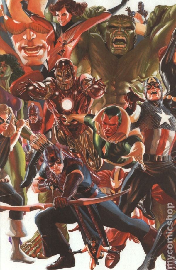 Avengers #4C quasi nuovo 2023 immagine stock