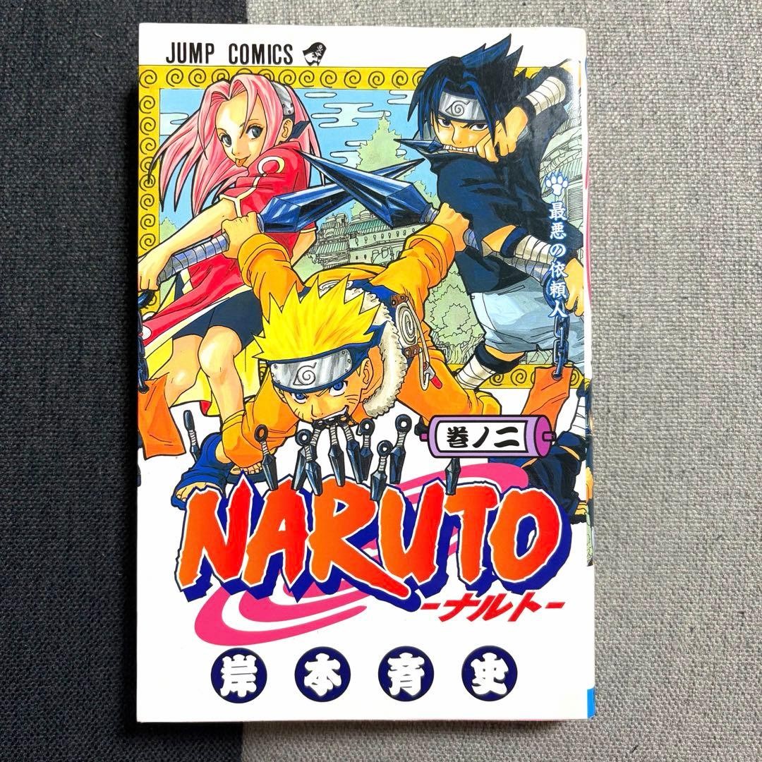 NARUTO vol. 2 Manga Prima Edizione di Masashi Kishimoto JP Giapponese