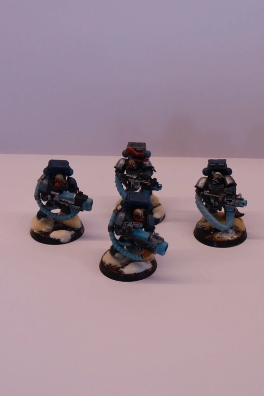 Space Wolves Devastoren - Warhammer 40K- bemalt