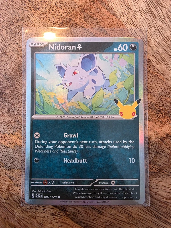 30th Celebration: Nidoran 087/128