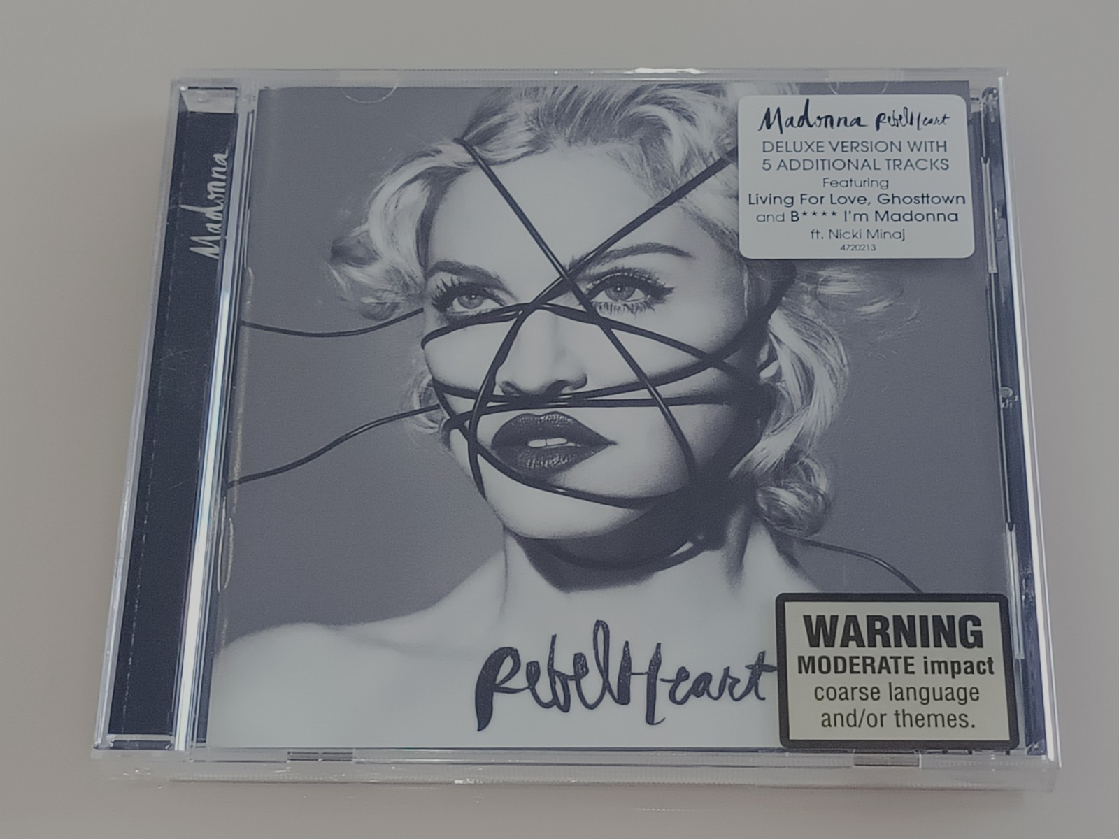 Rebel Heart (Deluxe Version) by Madonna (CD, 2015) +5 Additional Tracks