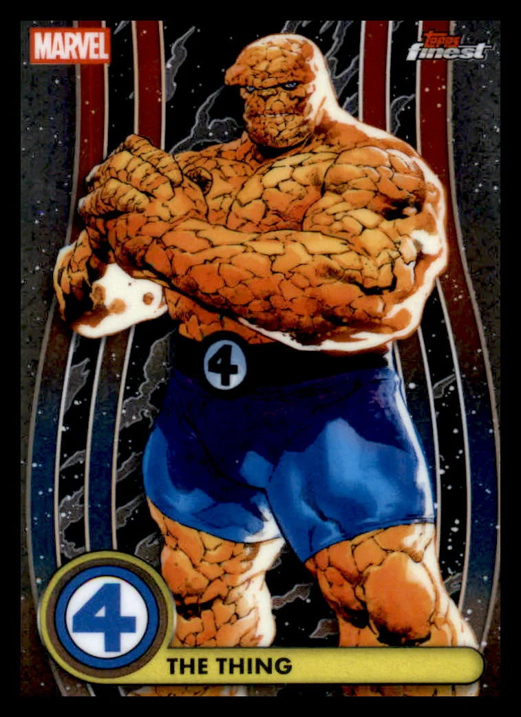 2026 Topps Finest Marvel The Thing Common #004