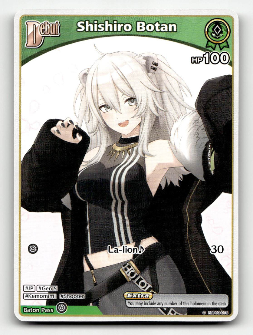 Shishiro Botan (C) - hololive GIOCO DI CARTE UFFICIALE - Elite Spark