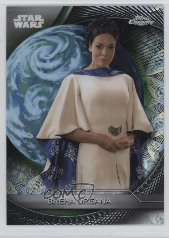 2025 Chrome Star Wars Hyperspace Alderaan Nebulae Refractor Breha Organa #5 9et
