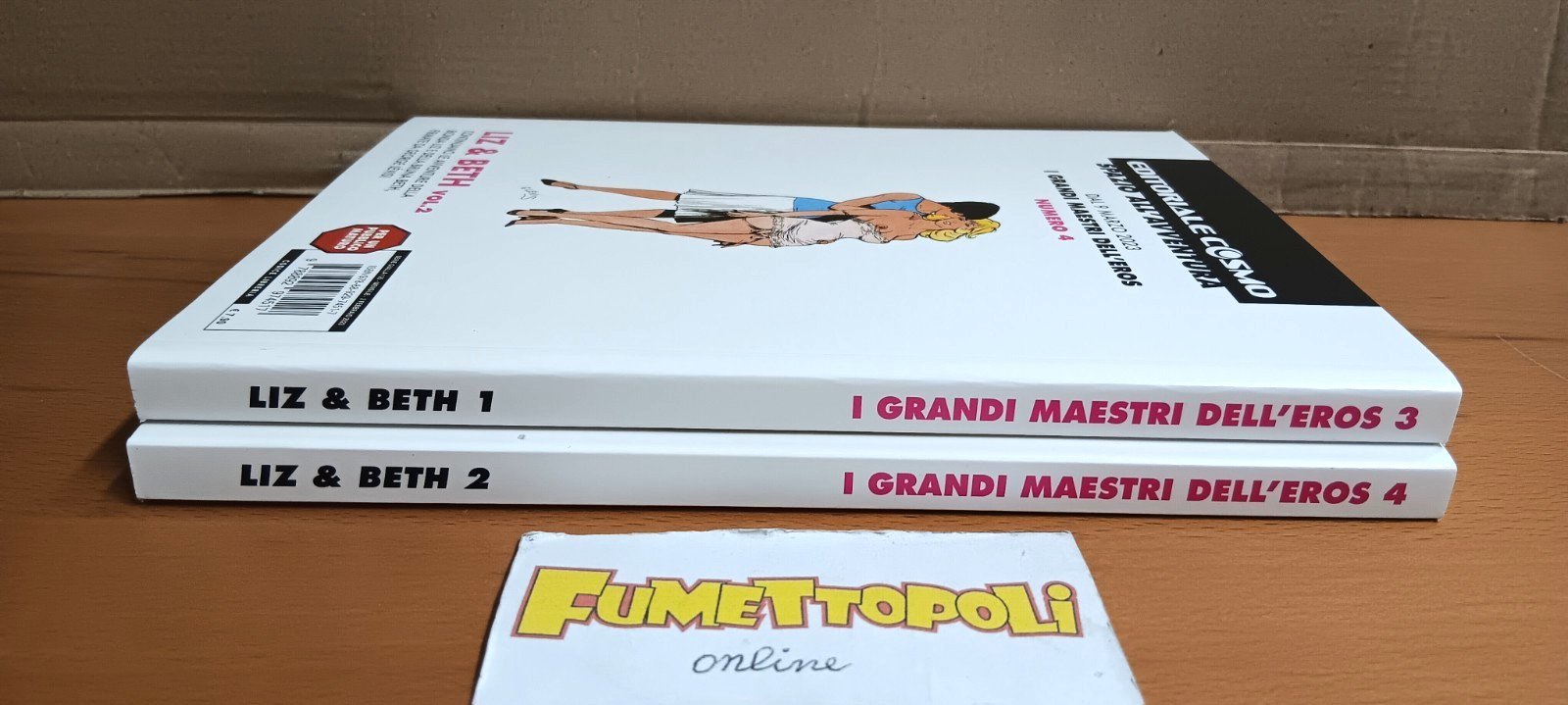 LIZ & BETH 1 e 2 I Grandi Maestri dell'EROS 3 e 4 Editoriale Cosmo 2023 OTTIMI