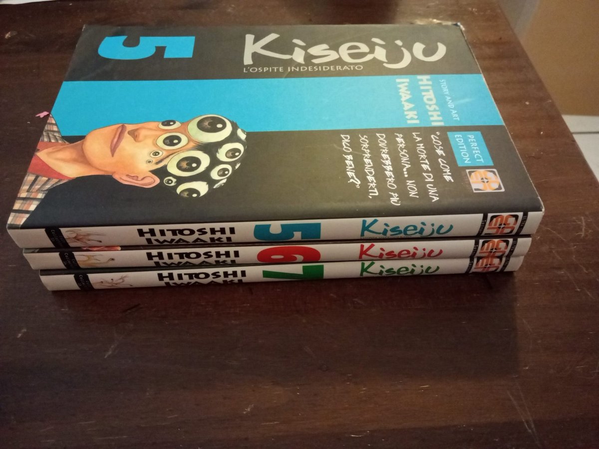 HITOSHI IWAAKI kiseiju L'ospite indesiderato perfect edition italia N°5-6 e 7