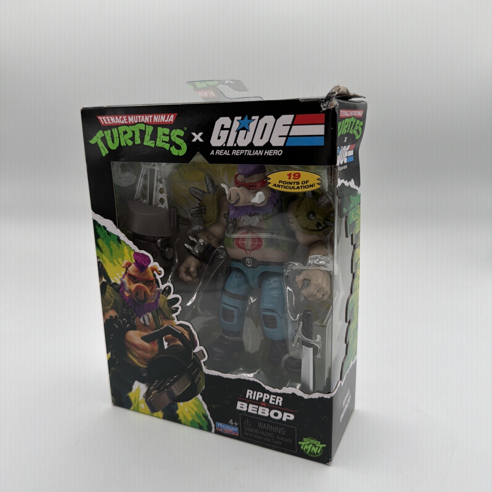 Tartarughe Ninja Mutanti Teenage X G.I. Figurina Joe 5" Ripper X Bebop