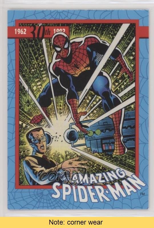 1992 Impel Marvel The Amazing Spiderman 30° 1962-1992 Spider-Man #SM-4 LEGGI 1m8