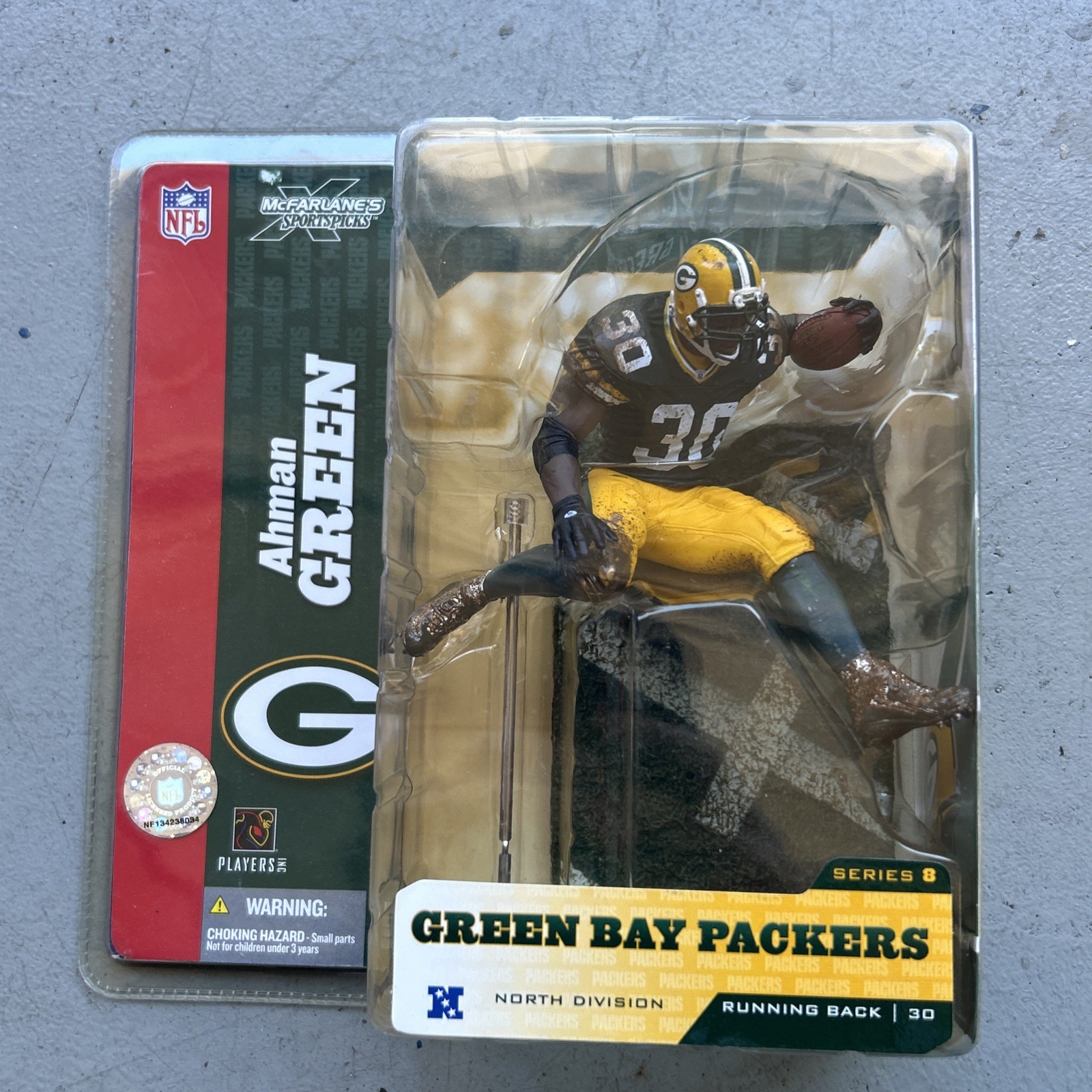 McFarlane Ahman Green NFL Series 8 Green Bay Packers Action Figure 2004