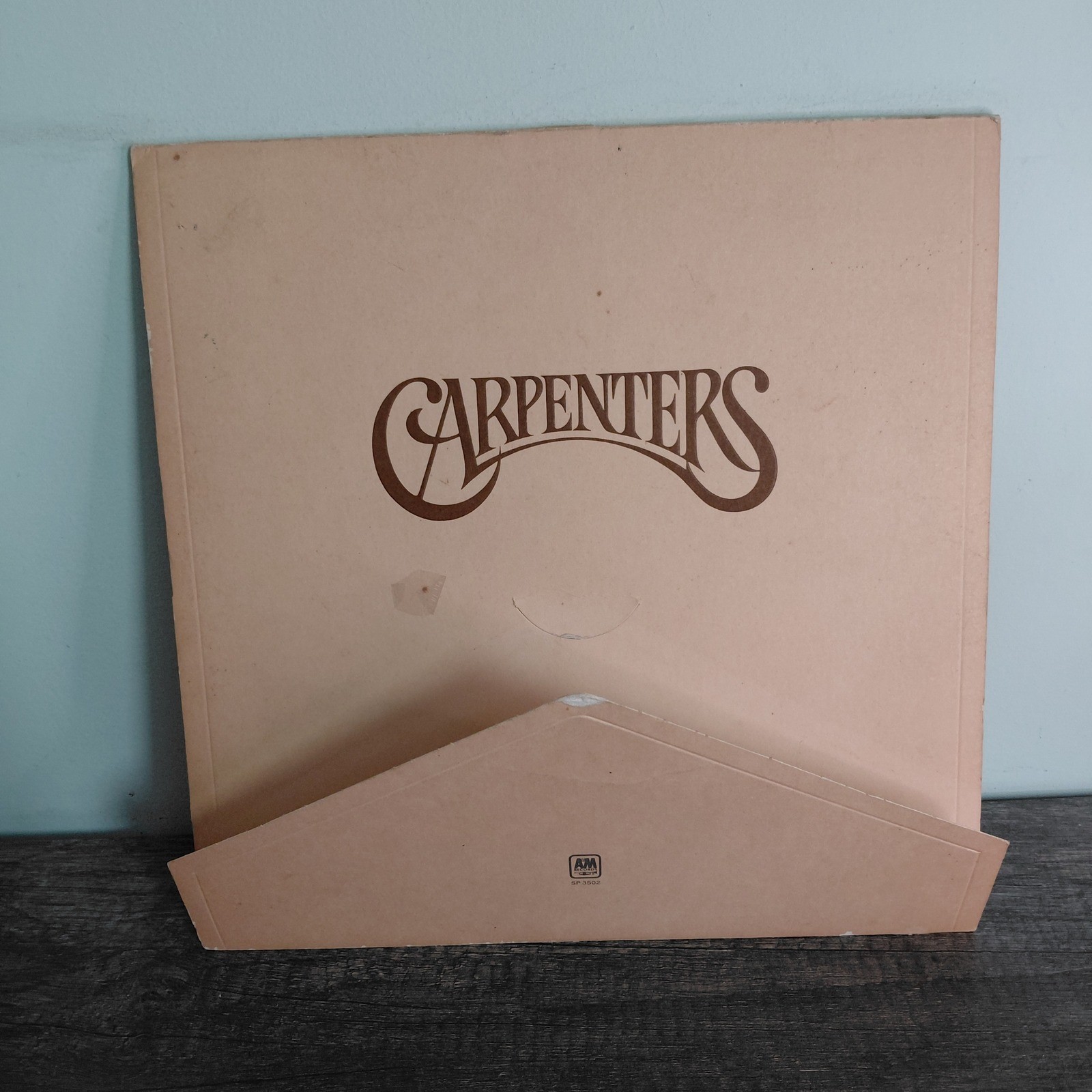 Carpenters Self Titled Vinyl LP Album 1971 AM Records SP 3502 Envelope Jacket