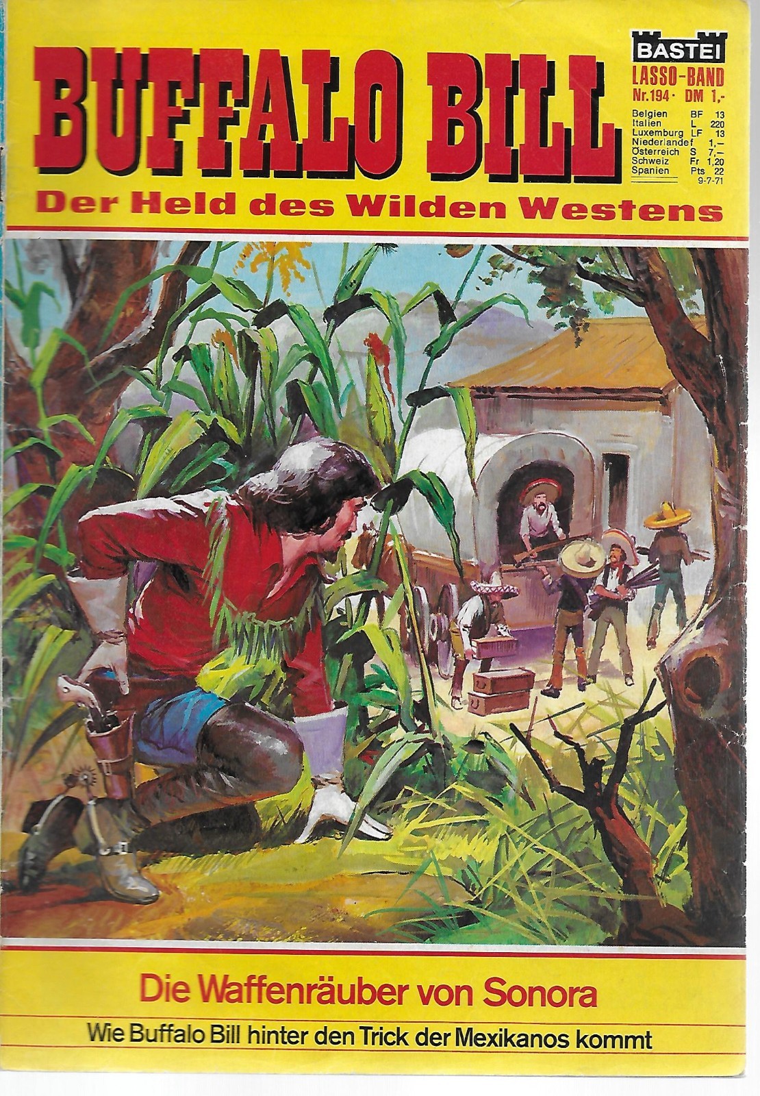 BUFFALO BILL (Volume Lasso) n.194 / Editore Bastei