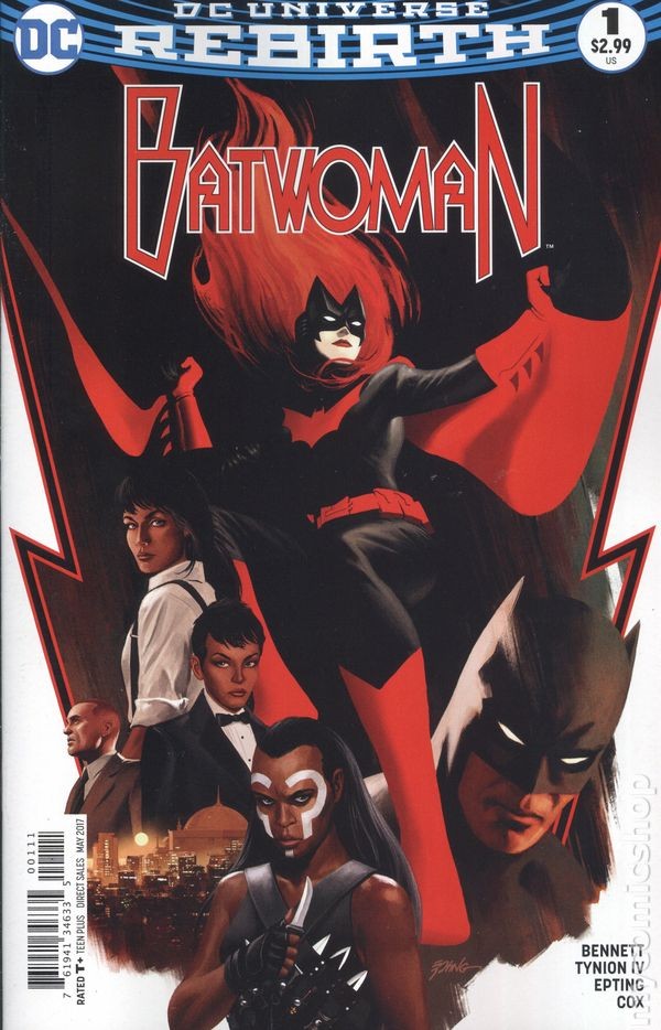Batwoman 1A Epting FN 2017 Stock Image