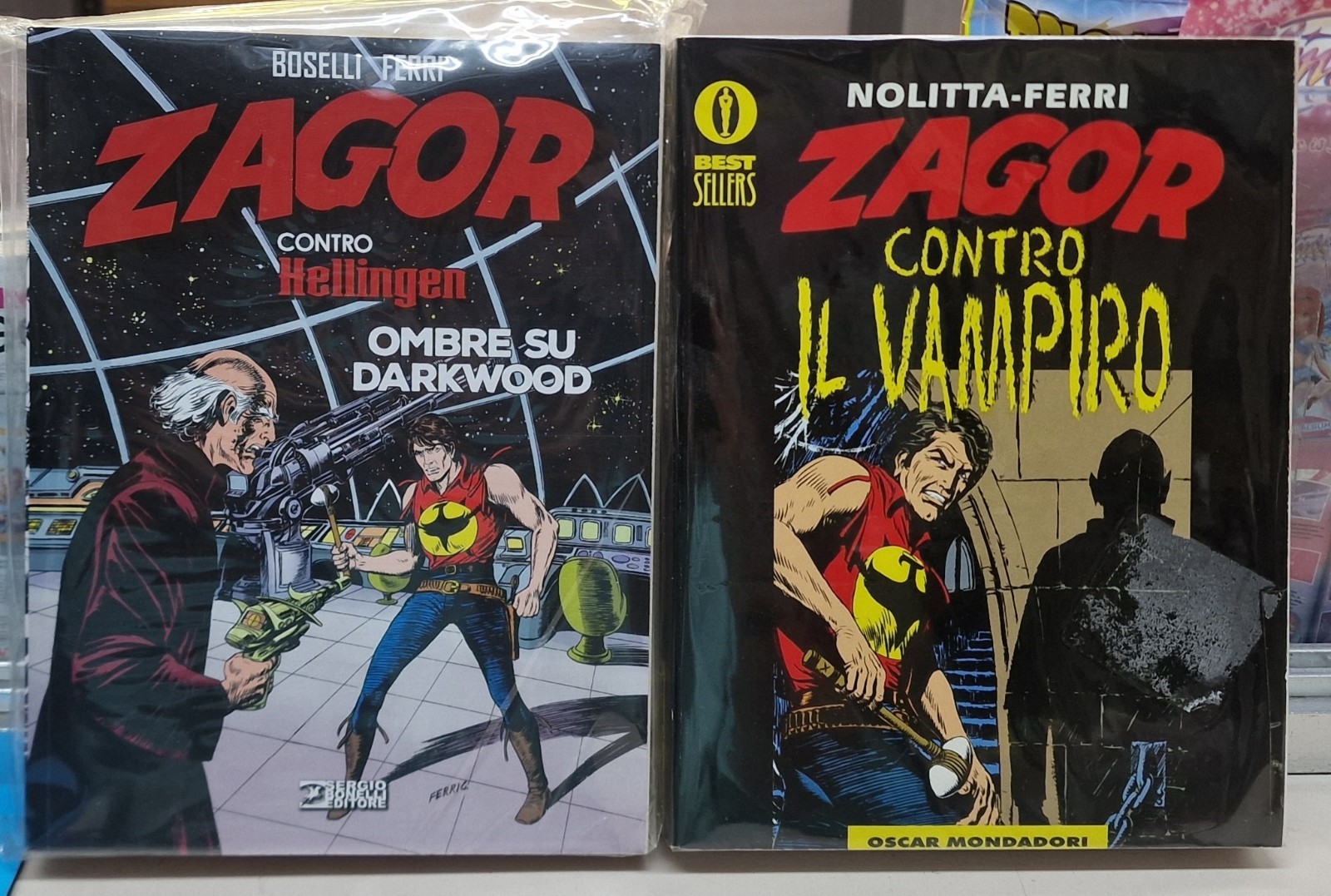 Zagor lotto 2 volumi: Hellingen/Ombre + Vampiro 2007