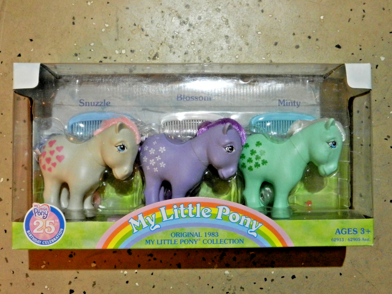 My Little Pony 25th Anniversary Orig. 1983 Collection Box Minty Snuzzle Blossom