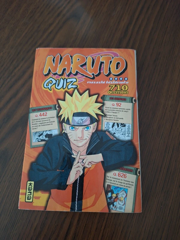Livre quiz Naruto
