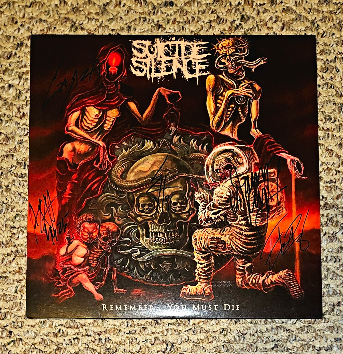 Suicide Silence - "Remember... You Must Die" Clear Vinyl (AUTOGRAPHED)