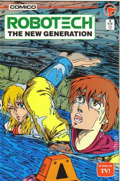 Robotech La Nuova Generazione #5 FN 1986 Immagine Stock
