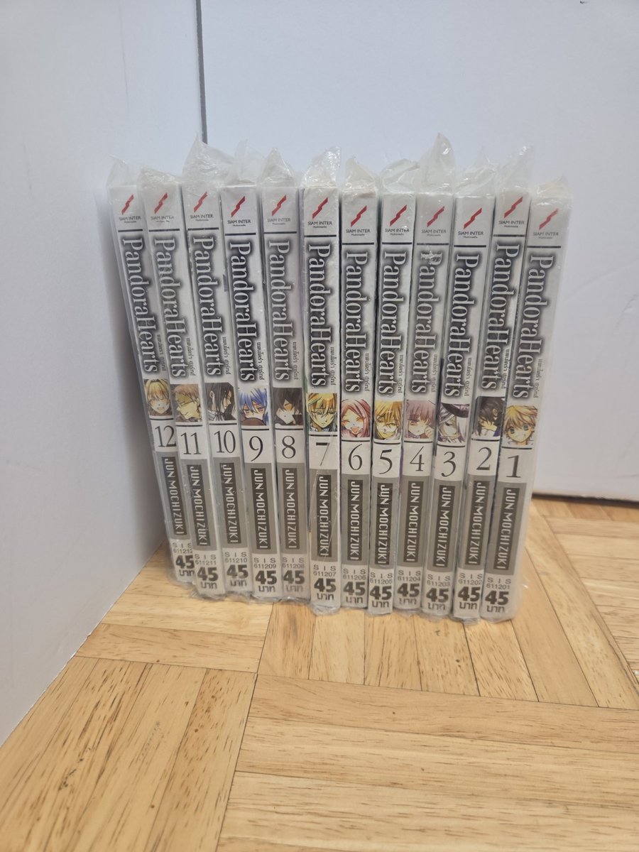 Pandora Hearts Manga Vol 1-12 Lotto Set Lingua Thailandese Siam Inter Comics Sigillato