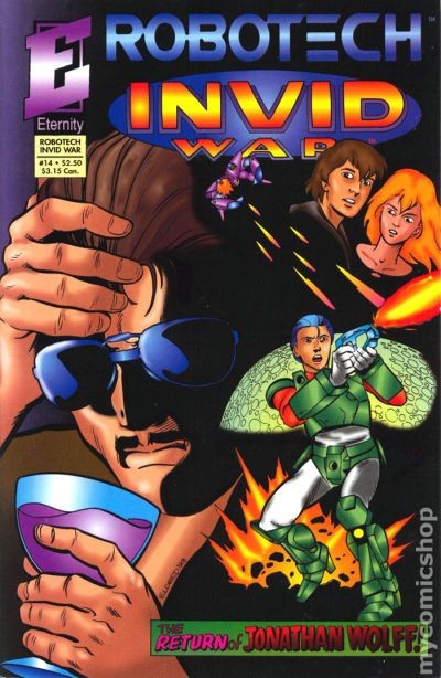 Robotech Invid War #14 VF 1993 Immagine Stock