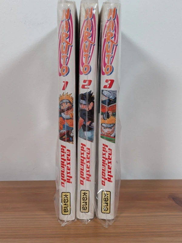 Lot Manga Naruto tomes 1 à 3