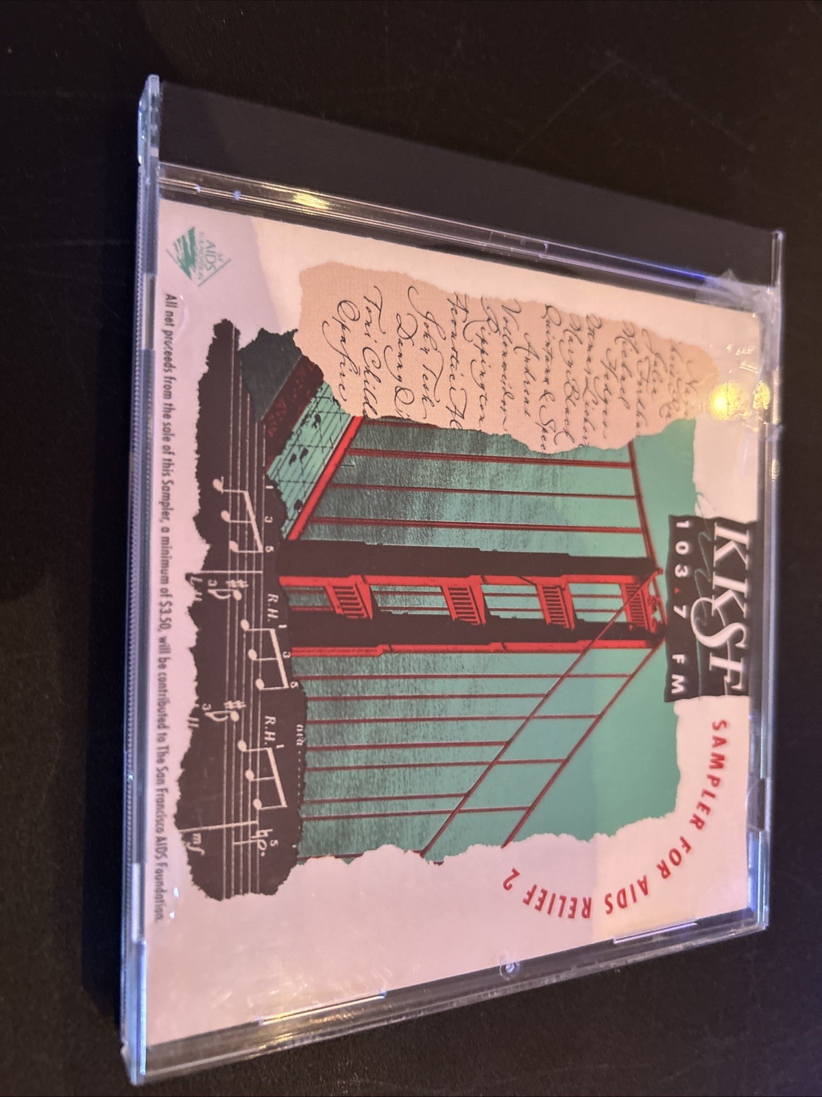 KKSF 103.7FM Sampler for AIDS Relief [Volume 2] CD San Francisco FM